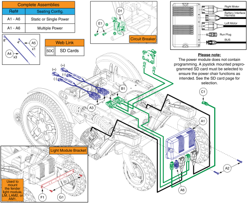 Ql3 Electronics, Standard Fenders / No Pto Qbc, 4front 2 parts diagram