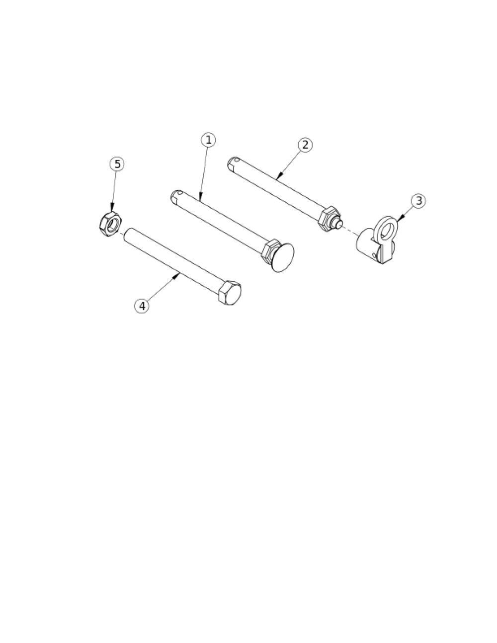 Axles parts diagram