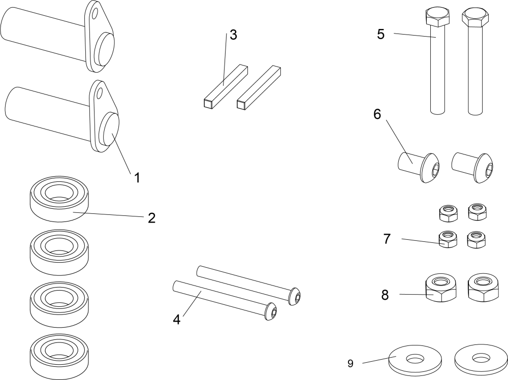 Service Kit V4 (v2) parts diagram