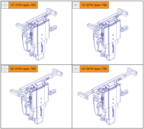 Dual Actuator Afp Upper, Tb2 parts diagram