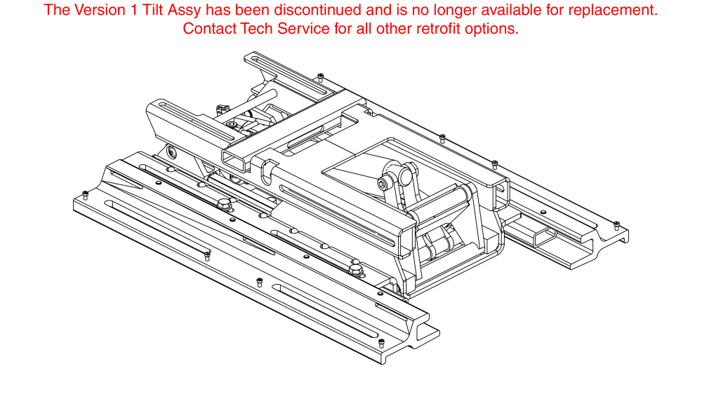 Version 1 Tilt Actuator, Tb3 parts diagram