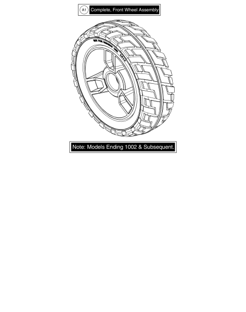 Models Ending 1002 & Subsequent. parts diagram