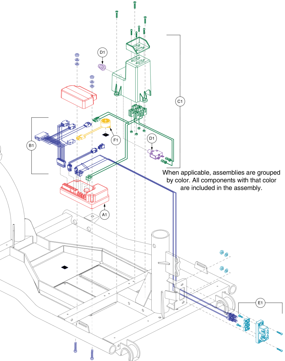 3 Wheel S-drive Controller Assy, Victory 10.2 parts diagram