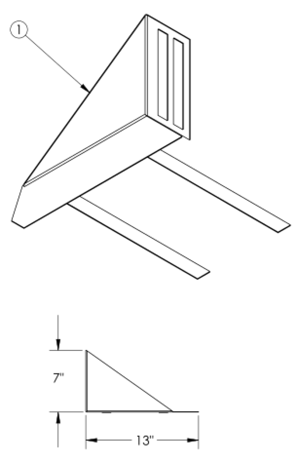 (discontinued) Rigid Fabric Side Guard parts diagram
