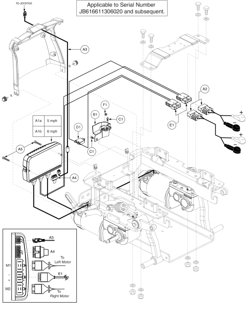 Ne+ Electronics Assy, Q6 Edge parts diagram