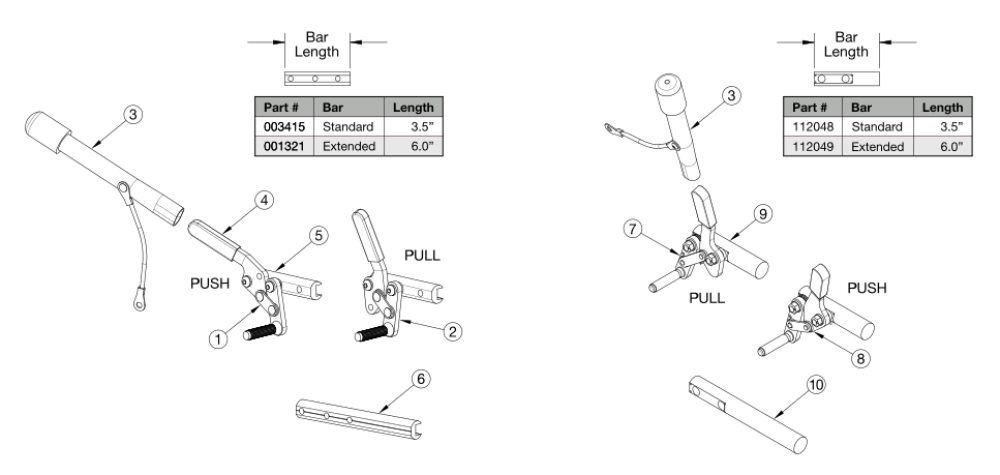 Ethos Push And Pull To Lock parts diagram