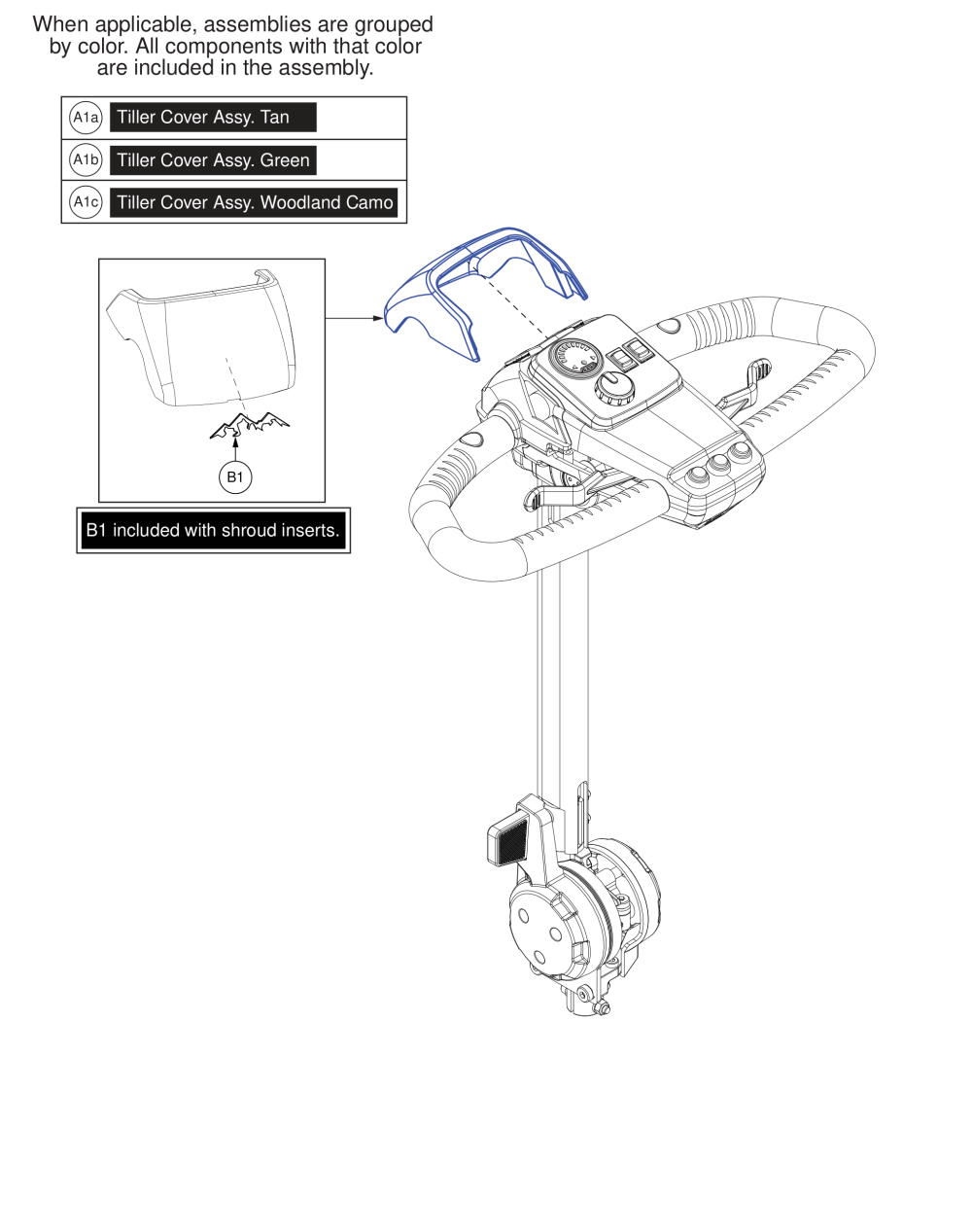 Console Shroud Insert parts diagram