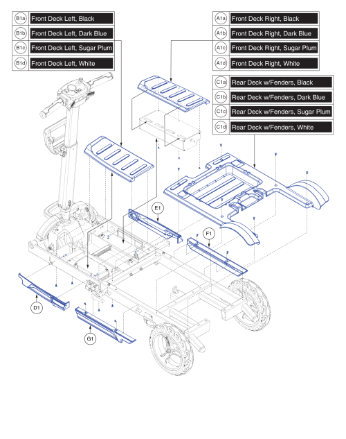 Shrouds parts diagram