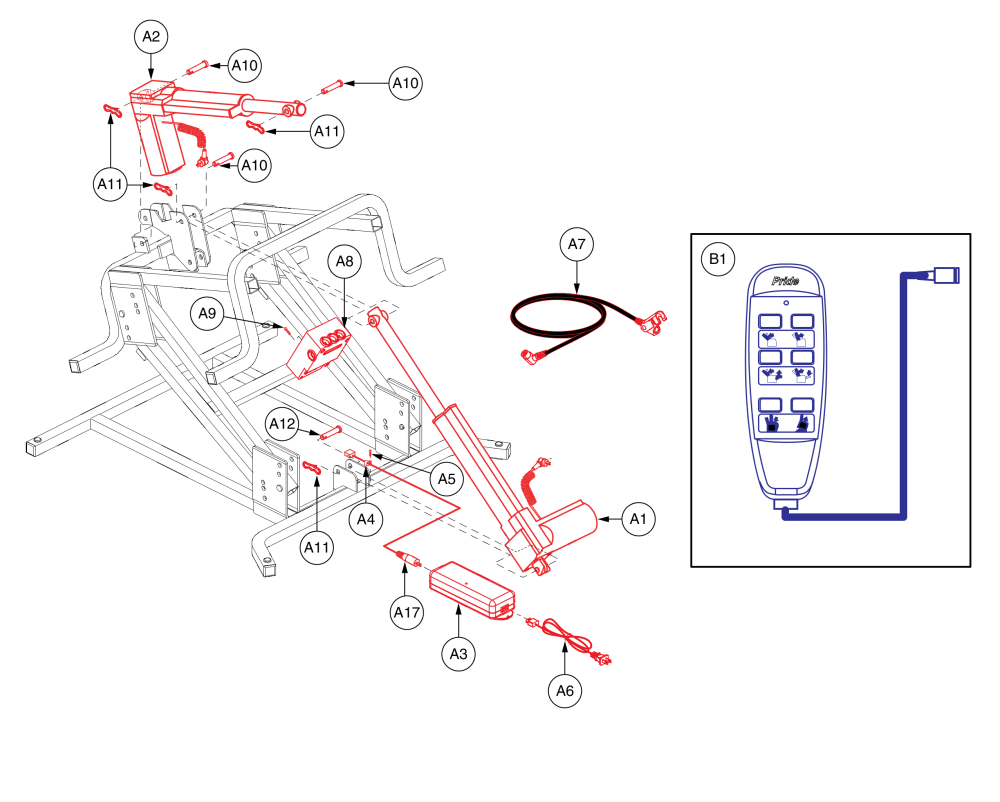 Lftch_mot_lc521 parts diagram