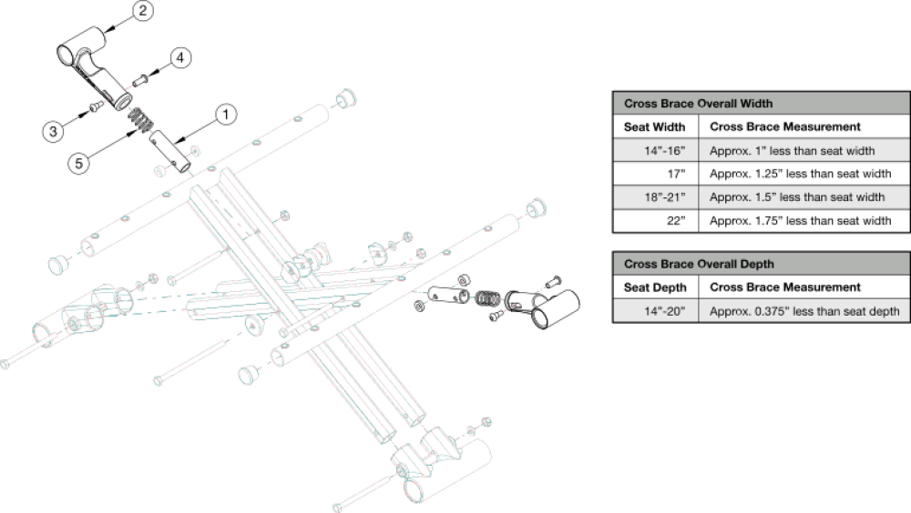 Catalyst Upper Pivot Assembly - Growth parts diagram