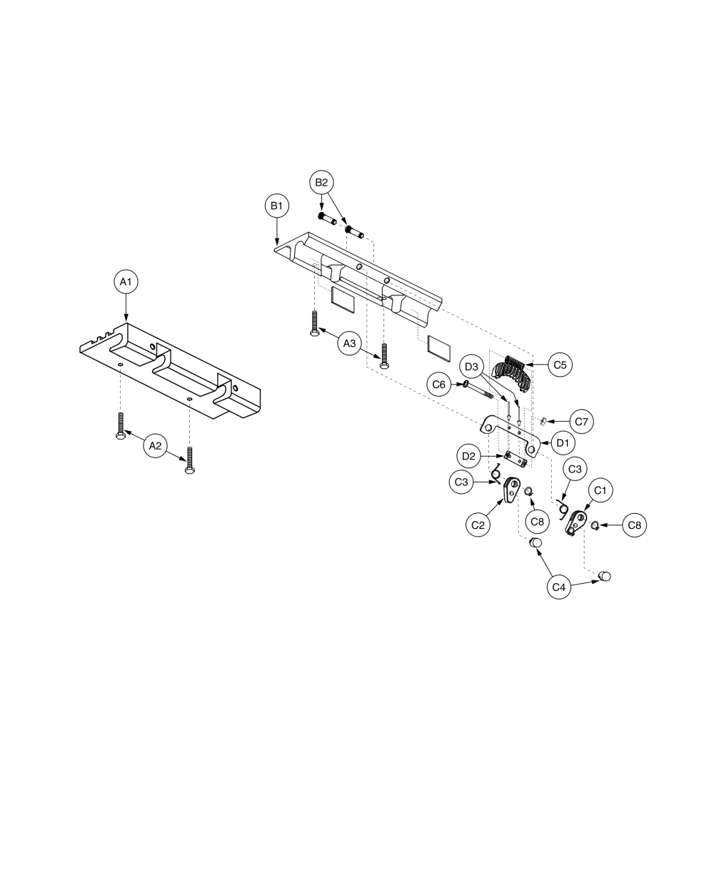 Universal - Univ Quick Release Version 2 parts diagram