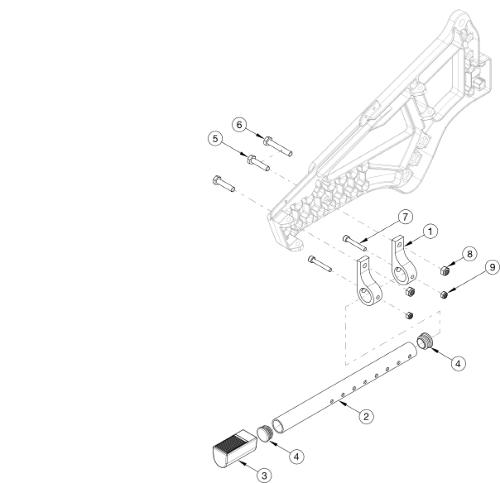 Liberty Tipping Lever parts diagram