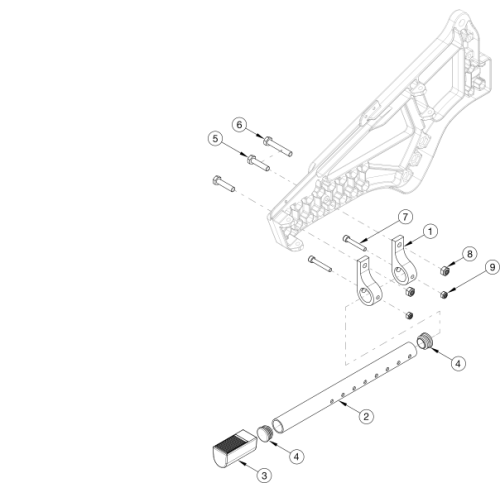 Liberty Tipping Lever parts diagram