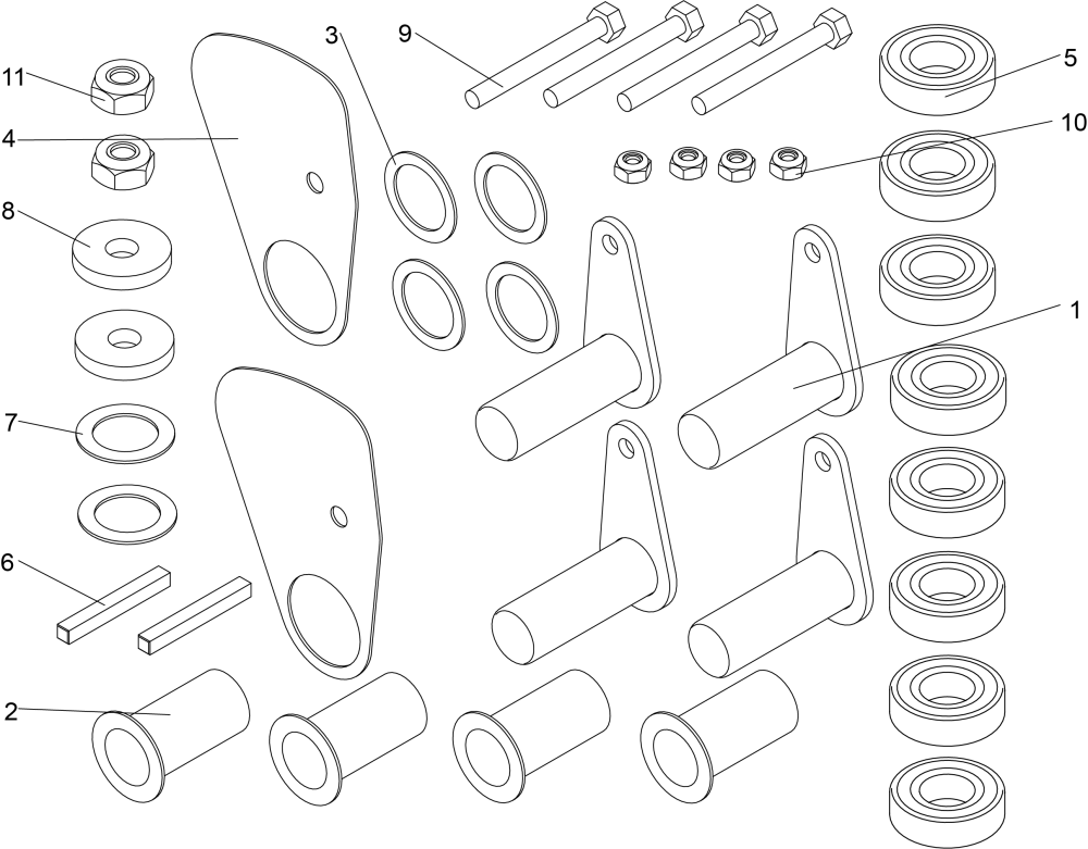 Service Kit V6 (v1) parts diagram