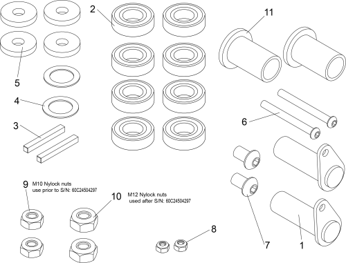 Service Kit V6 (v2) parts diagram