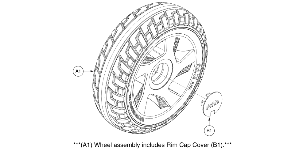 Front Wheel parts diagram