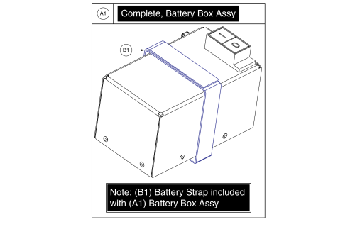 Battery Box - Iride parts diagram