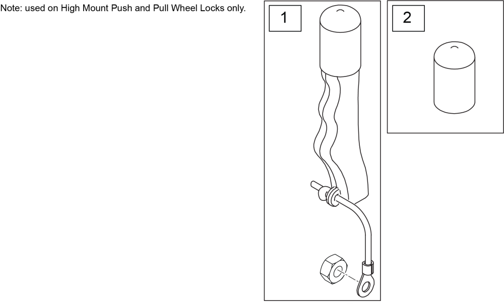 Wheel Lock Extension Handle parts diagram